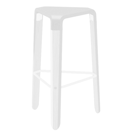 Picapau Blanco solo blanco (sin madera)