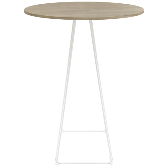 Lunar Bar Wood 60 Circular Branco