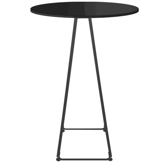 Lunar Bar 60 Circular Preto/Preto