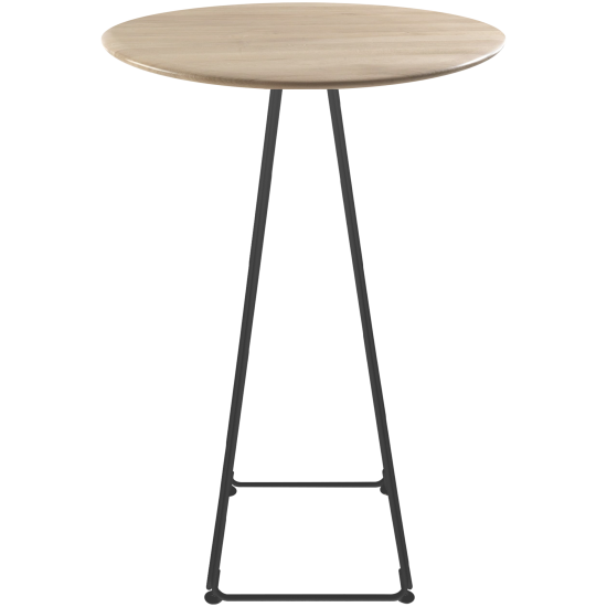 Lunar Bar Wood 60 Circular Preto