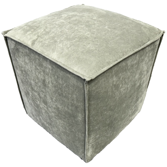 Puff Gris Square Round 45