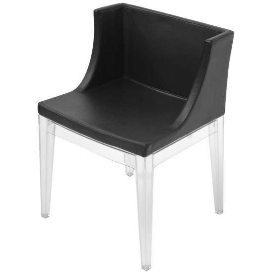 Mademoiselle Pelagem Preto / Transparente