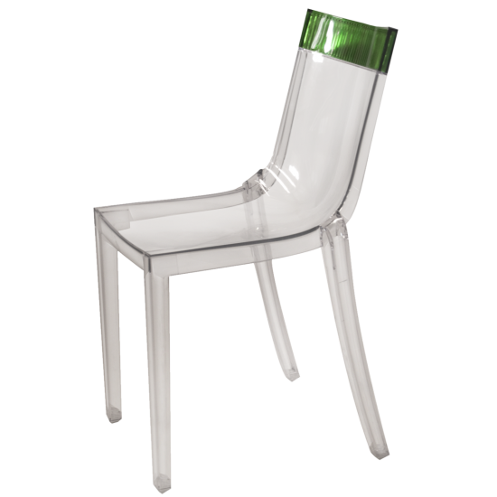 High Cut Transparente / Verde