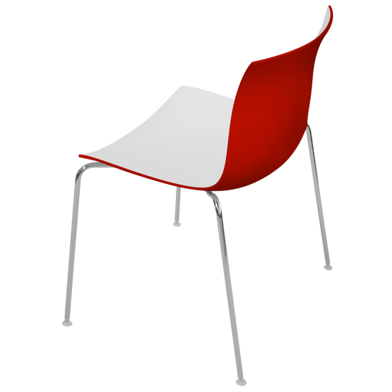 Catifa 46 Blanco / Rojo