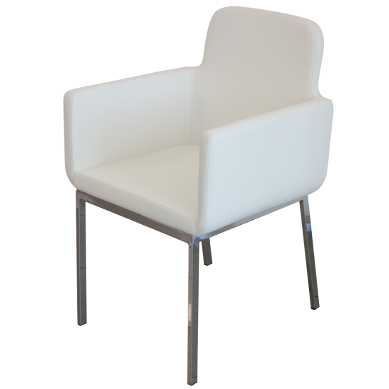 Sera Armchair - Polipiel Blanco