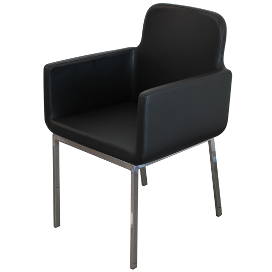 Sera Armchair - Polipiel Negro