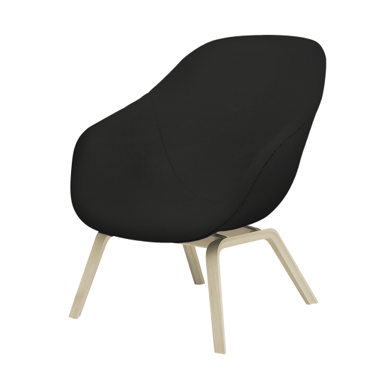 About a Lounge Chair Low Negro