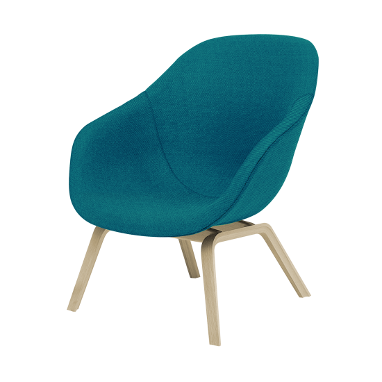 About a Lounge Chair Low Verde/azul