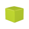 Puff Square 45 Verde