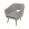 Dandy Armchair Gris claro