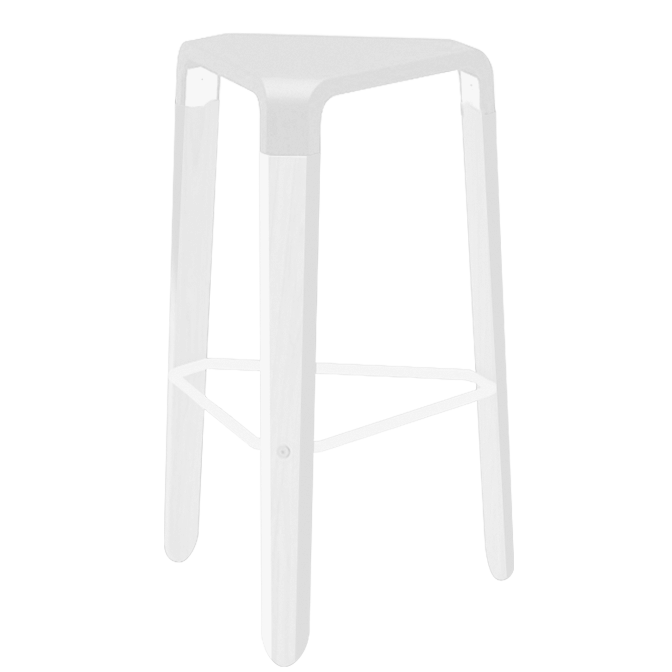 Picapau Blanco solo blanco (sin madera)